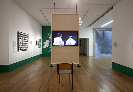 Return Journey, installation view. Centre: Simon Fujiwara, Mirror Stage, 2009 - ongoing.